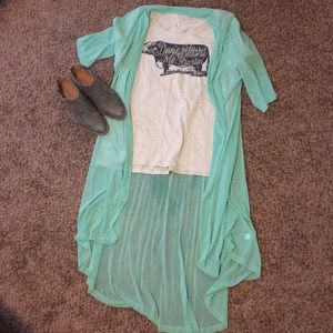 Crazy Train - Turquoise Duster